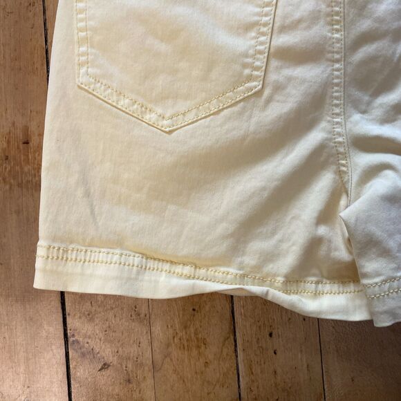 Buckle Shorts Women’s Small BKE Yellow Denim Mid Rise Stretch - Picture 12 of 13